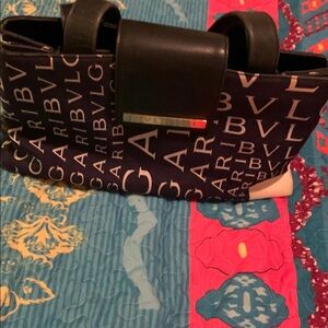 Bvlgari navy and white